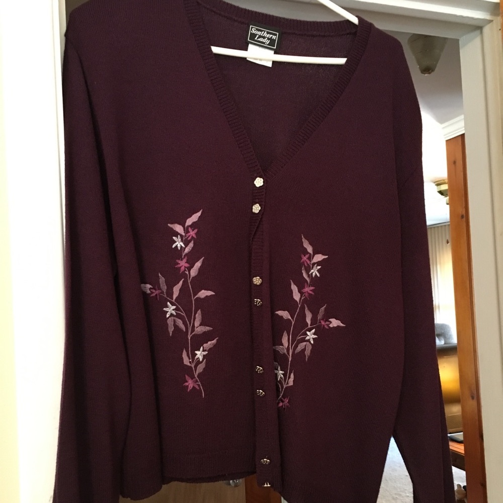 Vintage burgundy sweater